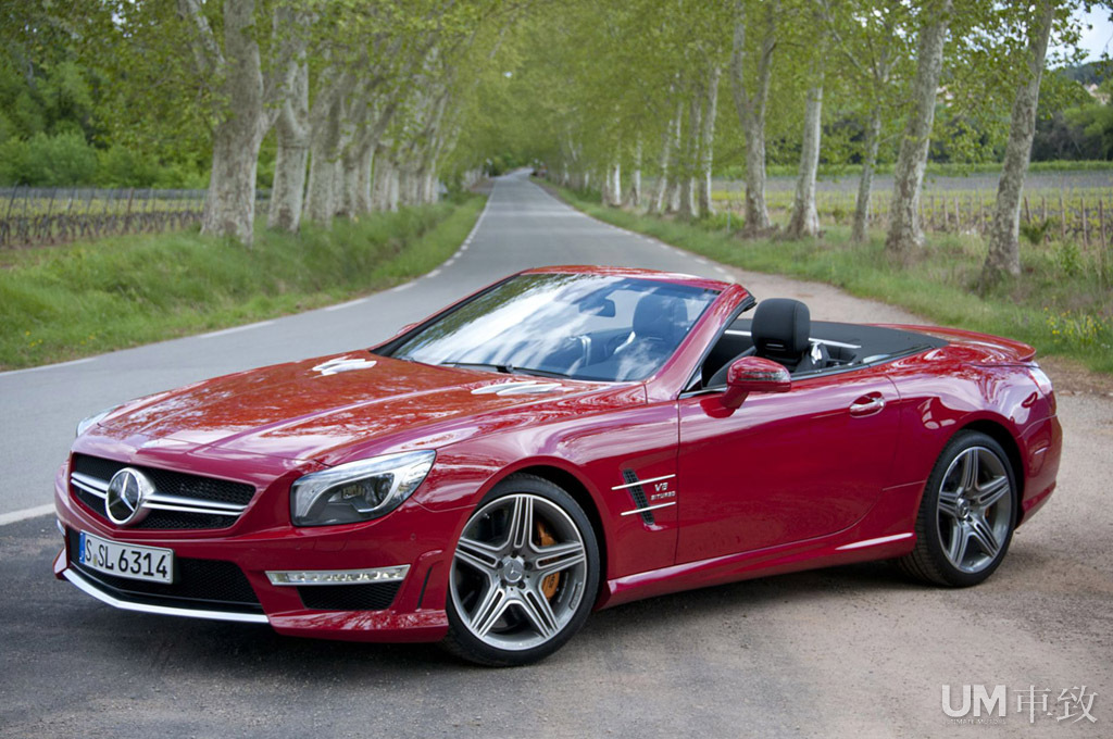 试驾2013款奔驰sl63 amg