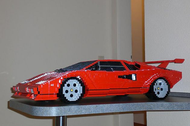 巧夺天工 乐高兰博基尼Countach