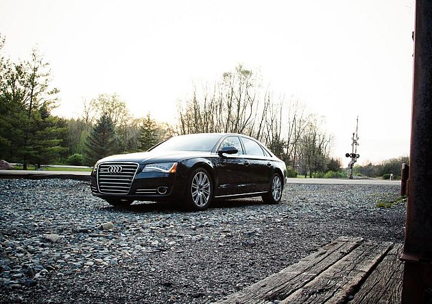 玛丽女王号巡洋舰 试驾2012款奥迪A8L