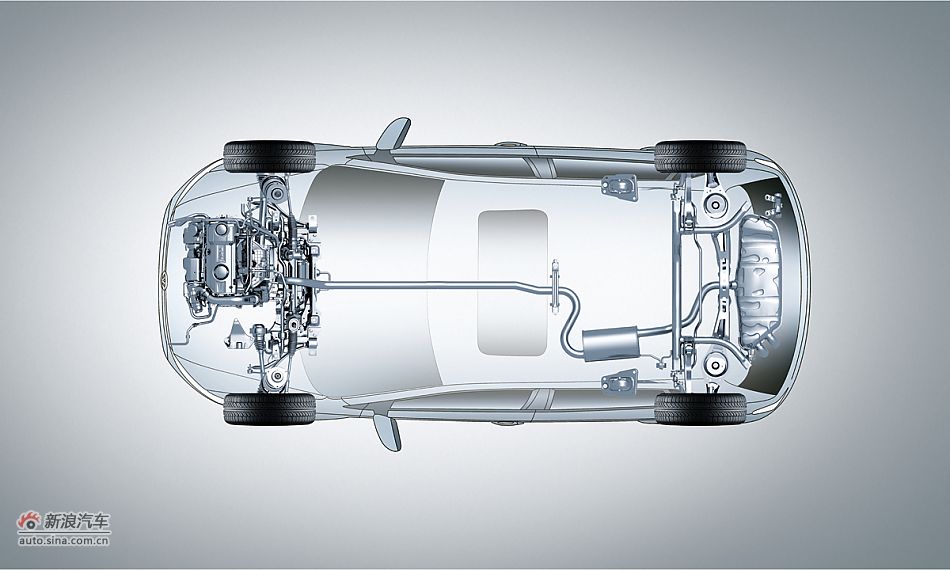 悬架俯视去掉油箱_途安官方图图片3740261_