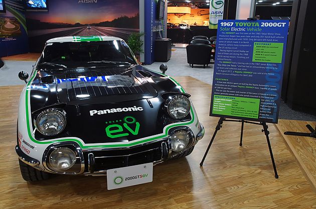 1967款丰田2000GT化身太阳能电动车