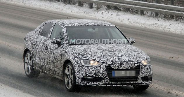 新奥迪A3三厢版谍照 或日内瓦发布