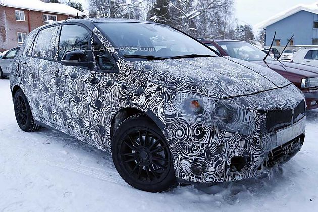 剑指奔驰B级 宝马1系GT谍照