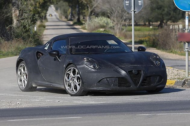 阿尔法罗密欧4C谍照 或现日内瓦