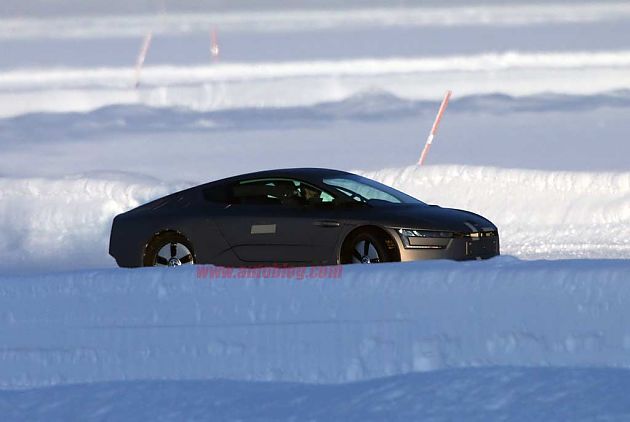 大众XL1谍照曝光 百公里1.2升车型将量产