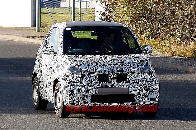 新一代Smart量产版谍照 明年日内瓦发布