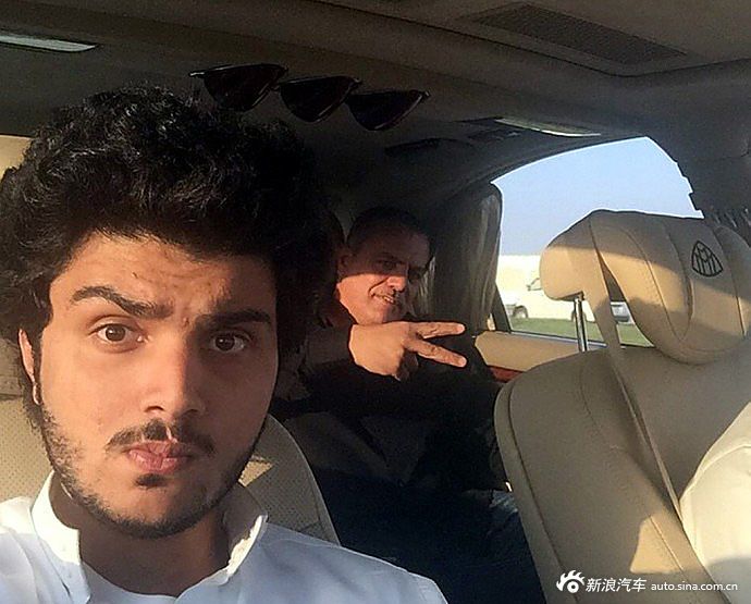 沙特土豪街头晒豪车.生活奢华炫富无上限