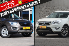一分钟 告诉你选绅宝X65还是奔腾X80