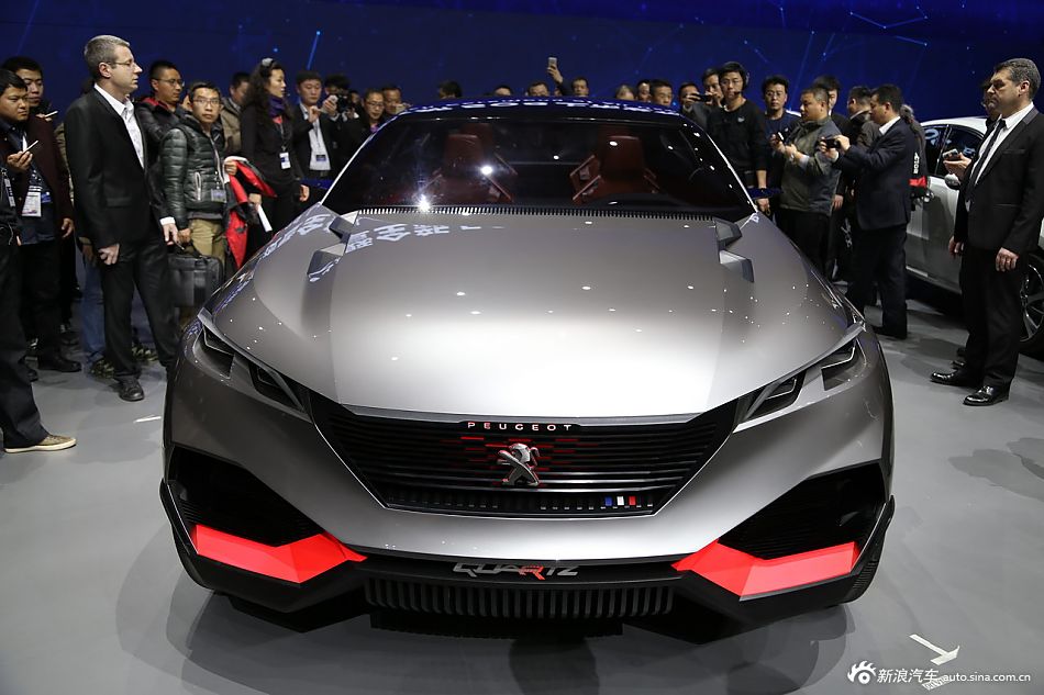 标致quartz概念车亮相标致品牌之夜