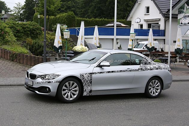 2014宝马4系敞篷谍照曝光 将于2013年底上市