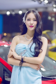 2013成都车展摄影师模特高清图：王锐作品
