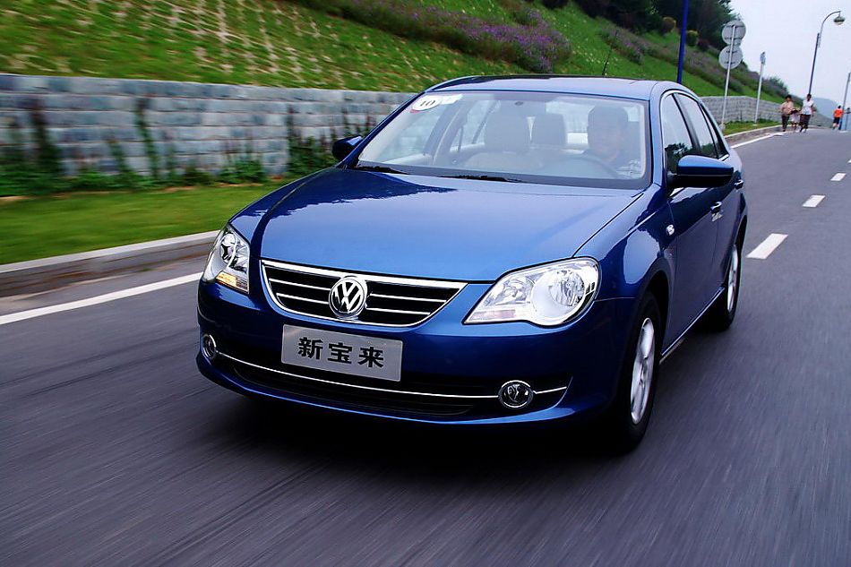 新宝来试车实拍图外观