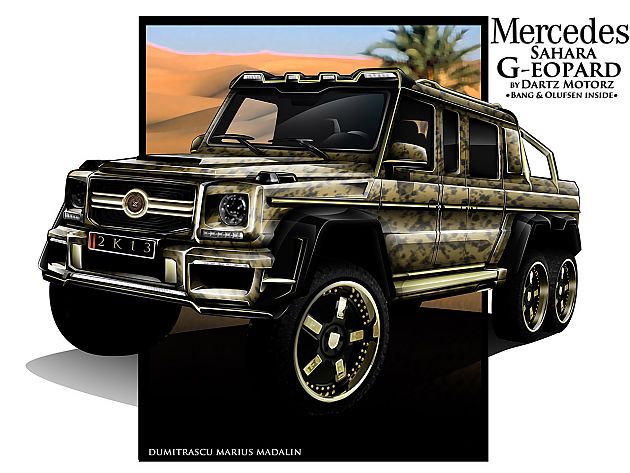Dartz将打造超奢华6x6奔驰G63