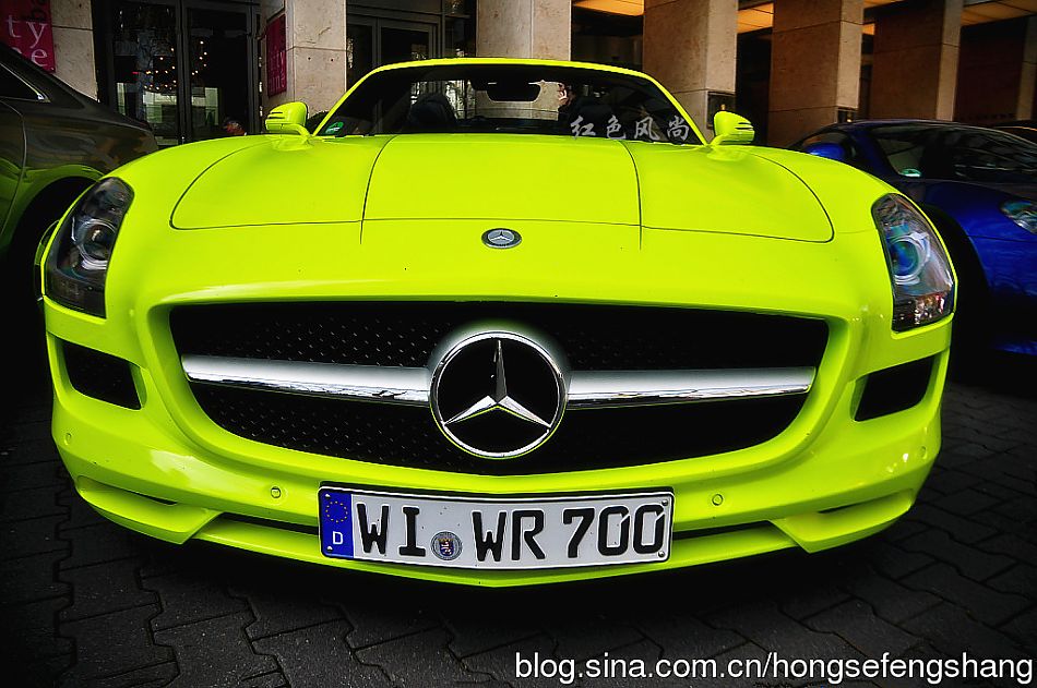 视觉色彩 奔驰SLS SMG敞篷版跑车_1432099