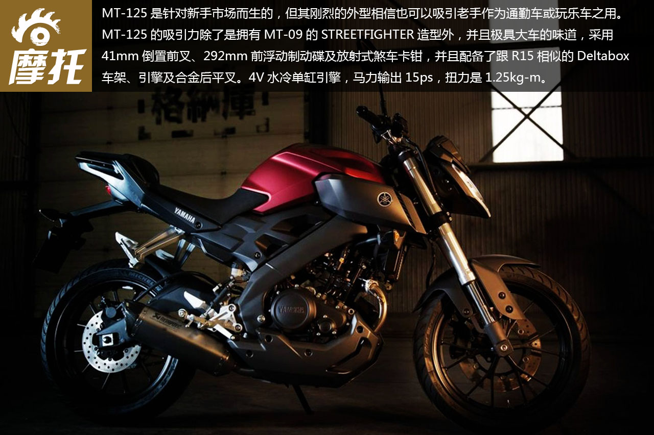 肌肉小街霸雅马哈mt-125高清图赏