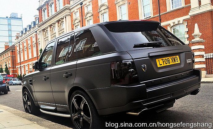 改装哑光磨砂路虎览胜运动版