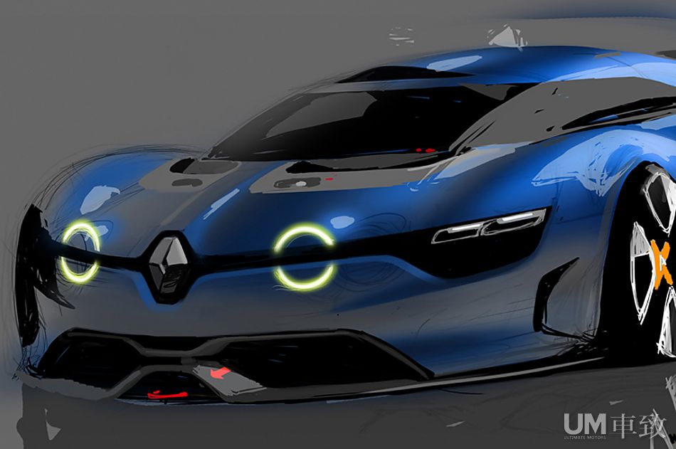 传奇降临 雷诺alpine a110-50概念车