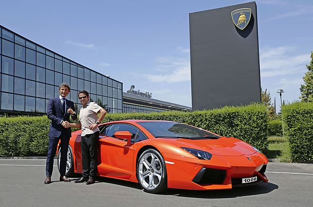 兰博基尼庆祝第一千头大牛出栏 