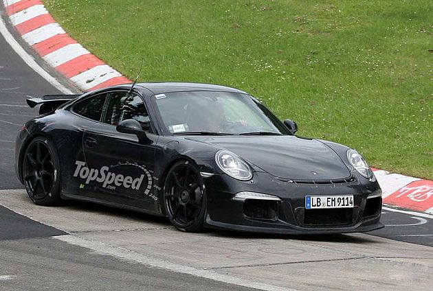 下一代保时捷911（991）GT3谍照