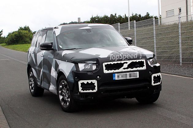 更宽更轻更低 2014路虎揽胜运动版谍照曝光