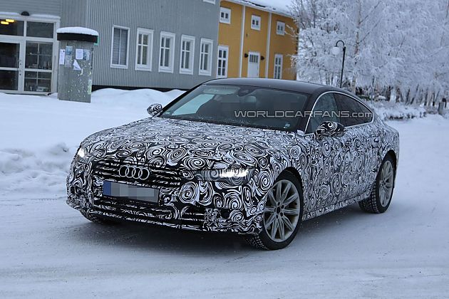 全新奥迪A7谍照 新细节曝光