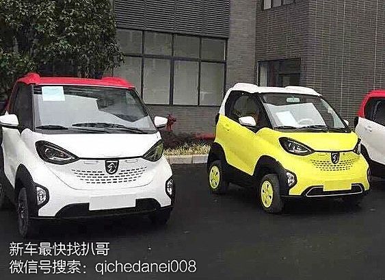 非老年代步车 纯电宝骏e100无伪谍照