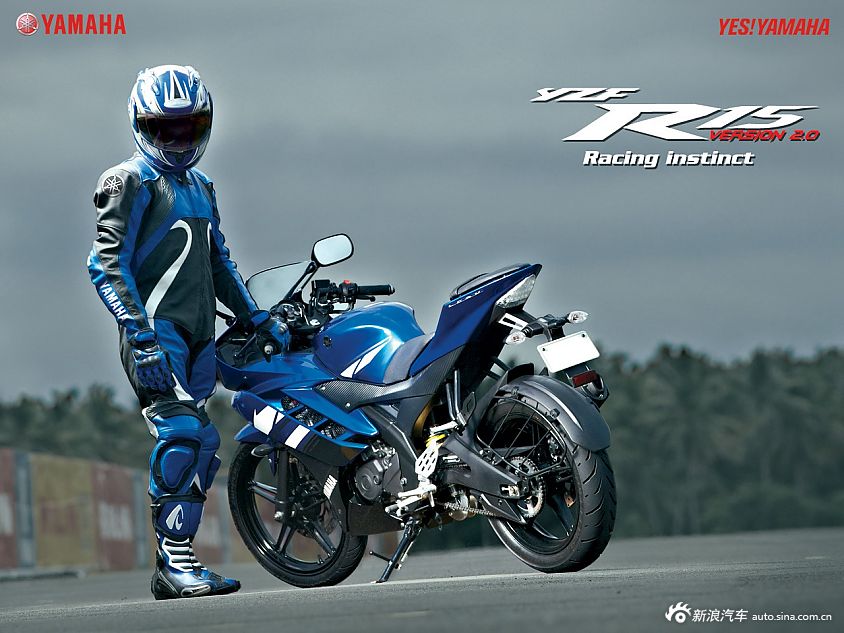 雅马哈R15 V2.0入门跑车高清组图欣赏