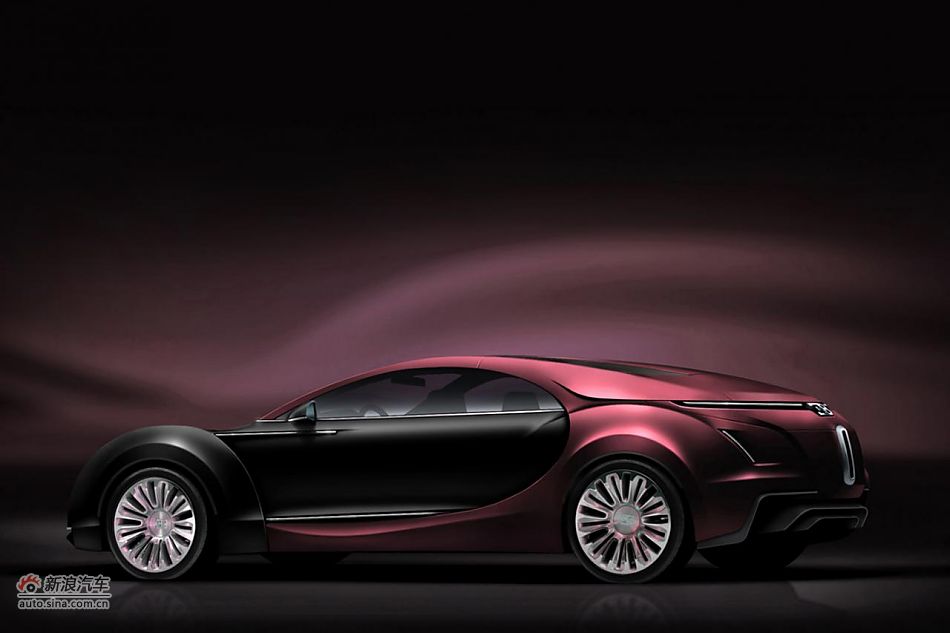 布加迪16C Galibier super sedan渲染效果图_1