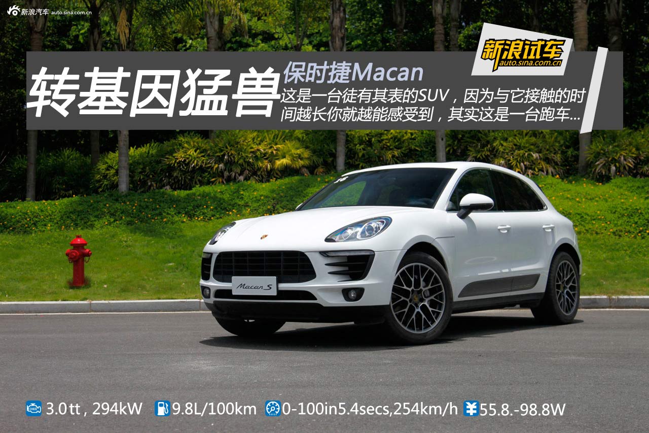 转基因猛兽 新浪汽车试驾保时捷macan s