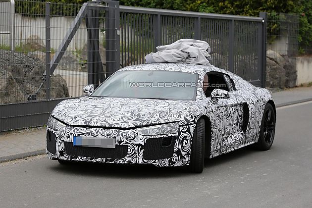 2015款奥迪R8外观及内饰谍照曝光