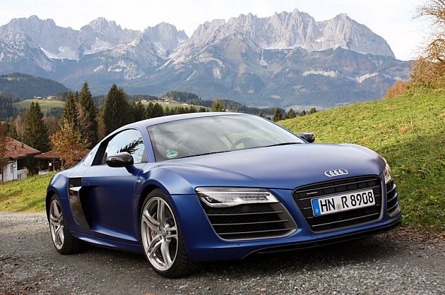 阿尔卑斯之星 试驾2014奥迪R8 V10 Plus