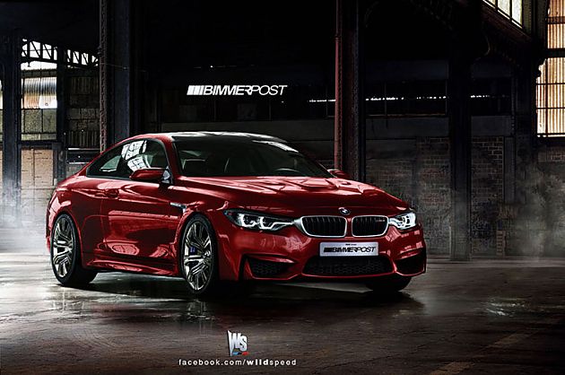 2014款宝马M4效果图发布 上市仍需时日