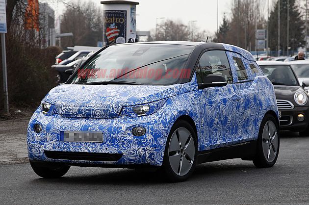 宝马i3路试谍照频繁传出 量产在即