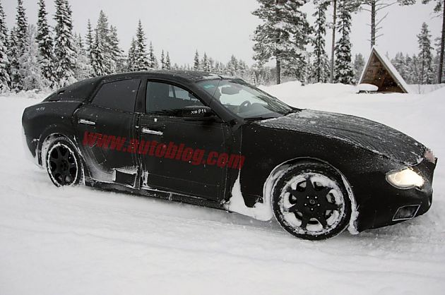 2014玛莎拉蒂Ghibli概念车谍照发布