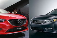 热点新车相对论 雅阁对比马自达6