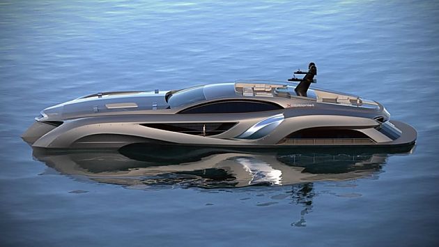 水陆合体 Xhibitionist游艇和Xhibit G车