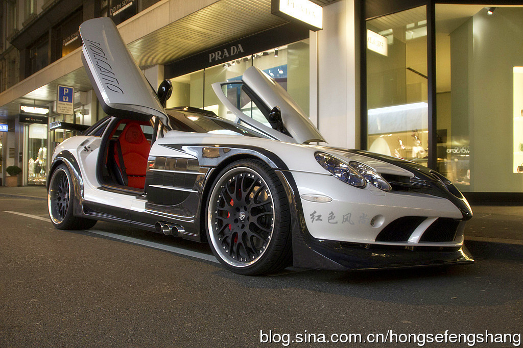 哈曼火山版奔驰slr迈凯轮超级跑车