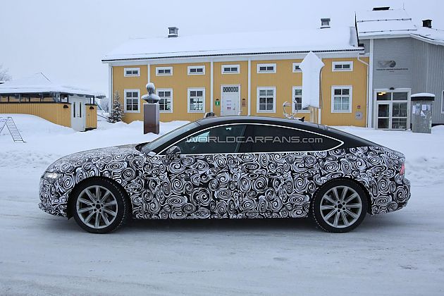 2015款奥迪A7谍照曝光 将于2014年底亮相