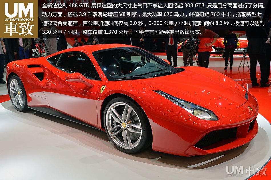 动人新作 全新法拉利488 gtb