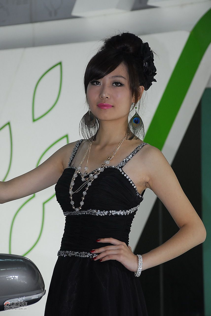 2011银川车展模特高清图图片