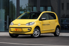 小巧四座 实拍大众up!汽油版