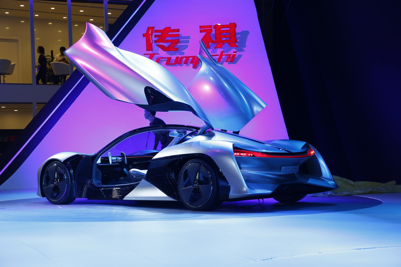 广州车展新车实拍：广汽电动EnLight概念车