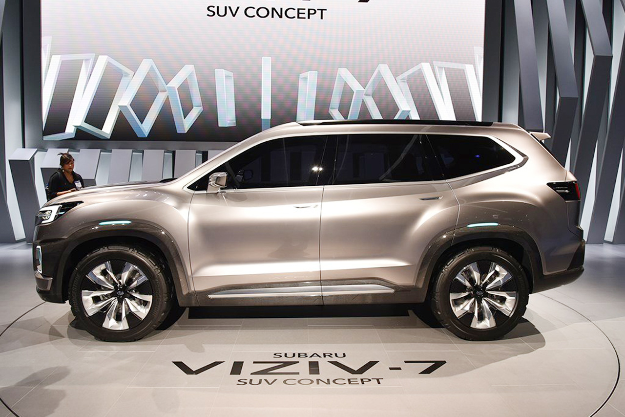 斯巴鲁发布全新7座SUV 庞然大物！