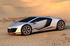 奥迪最新概念超跑Type C8效果图