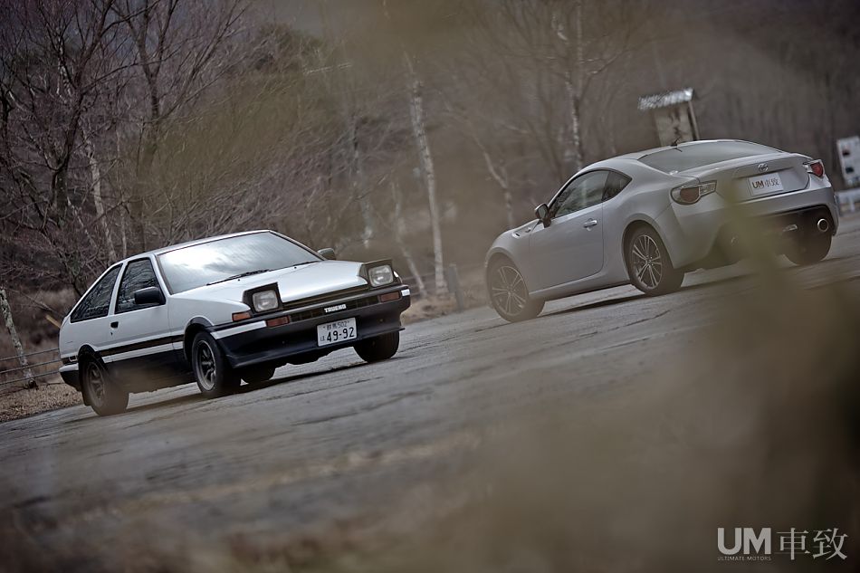 传奇回归 日本榛名山实拍丰田新老86_254128