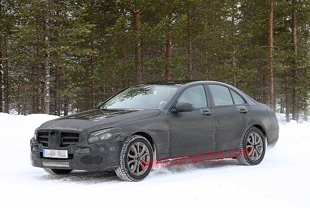 CLA设计延续 新一代奔驰C级谍照曝光 