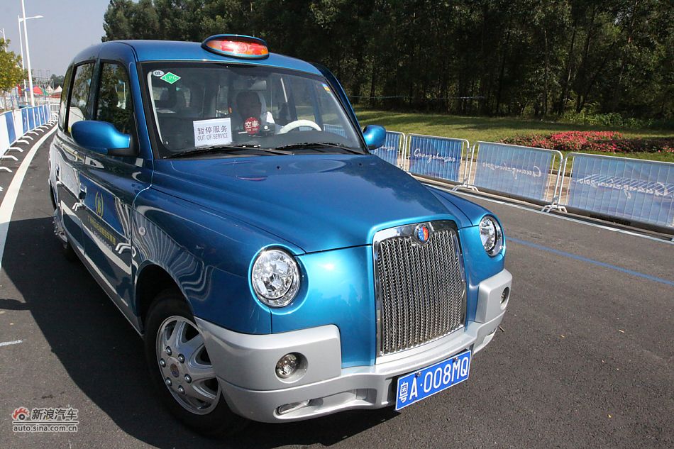 广州亚运会英伦tx4出租车实拍