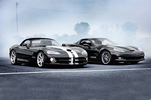 科尔维特VS蝰蛇 决胜平民超跑之王