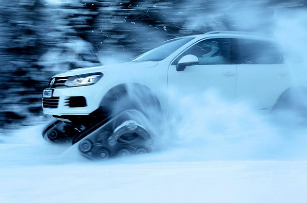 雪地宾利 瑞典大众推出坦克版途锐