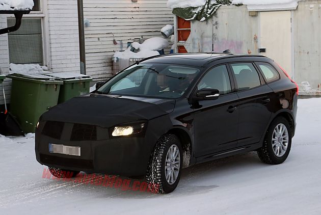 向V40造型靠拢 沃尔沃S60/XC60谍照